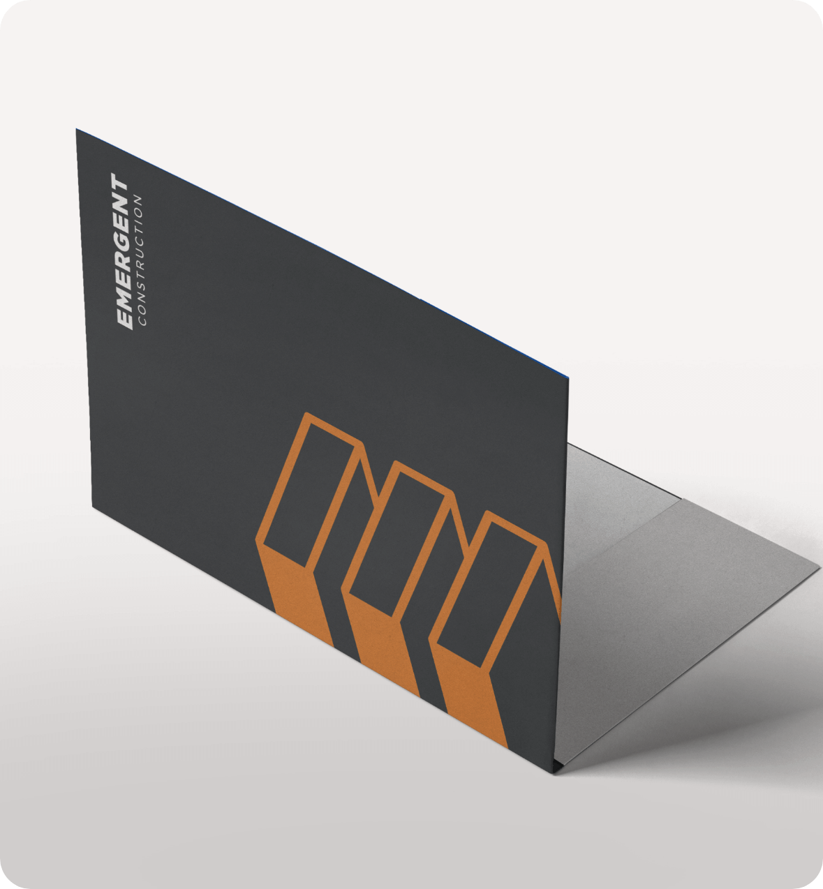 Emergent folder design mockup by AP The Creative.