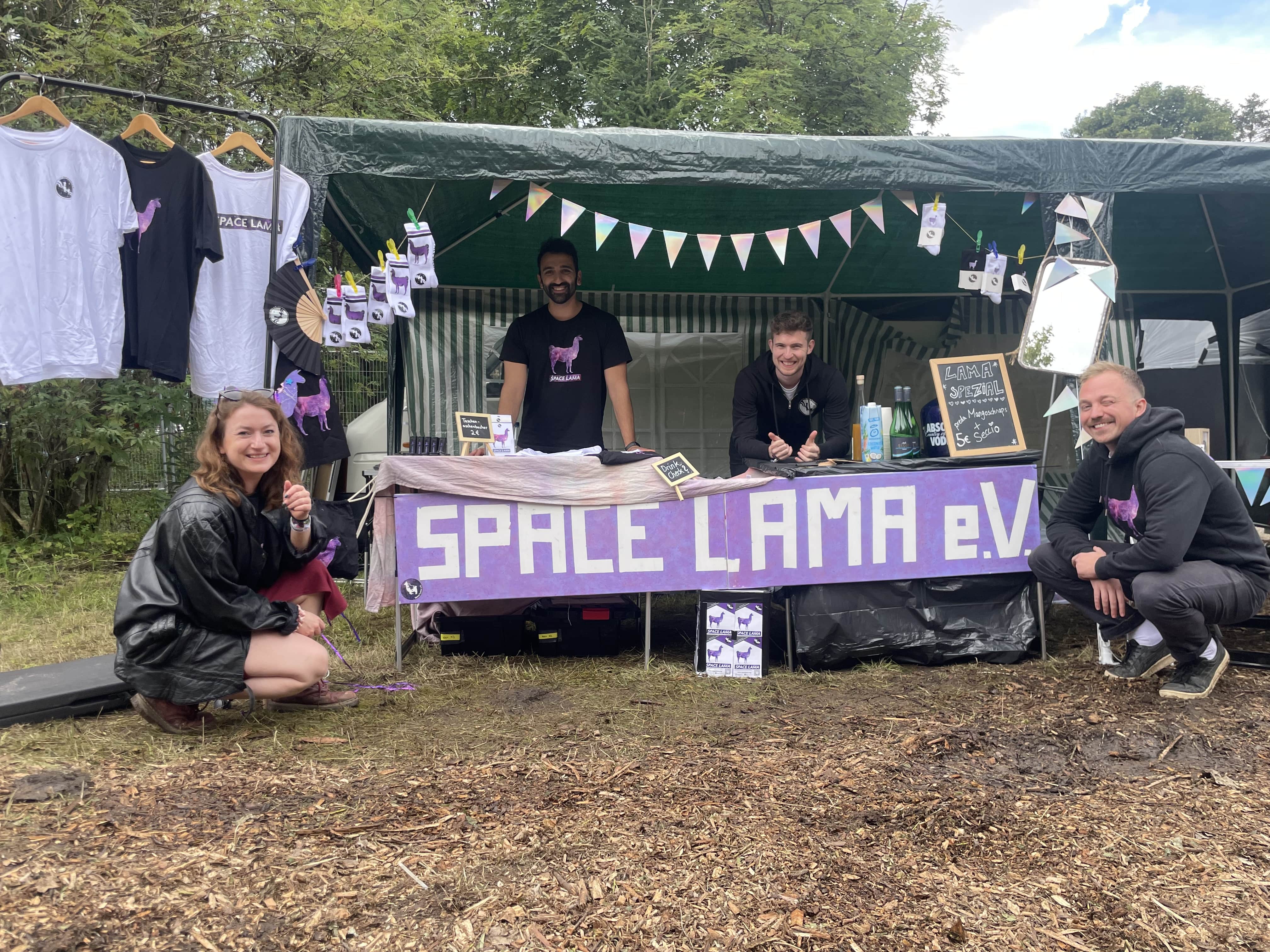Stand von Space Lama