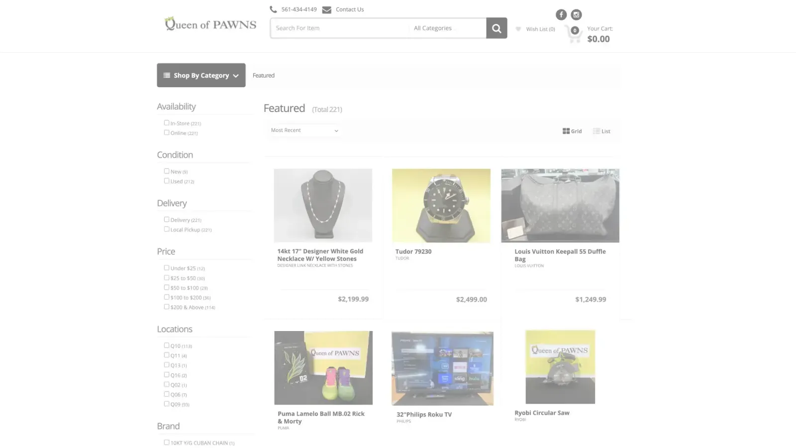 Queen of Pawns online store