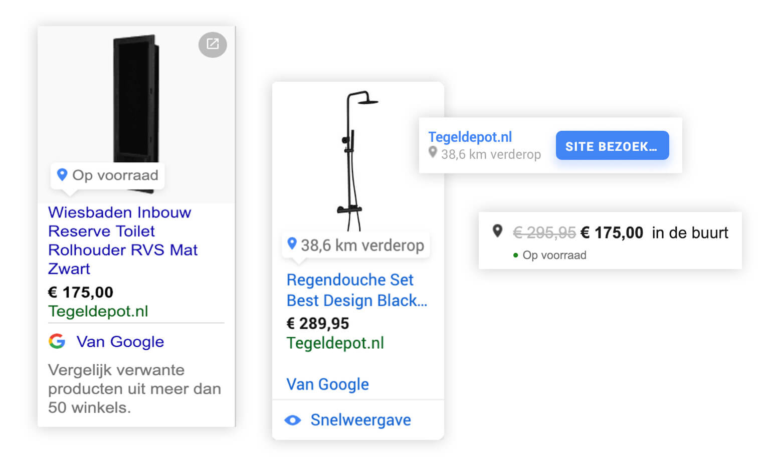 Een LIA is te herkennen aan het locatie icoon op de advertentie.