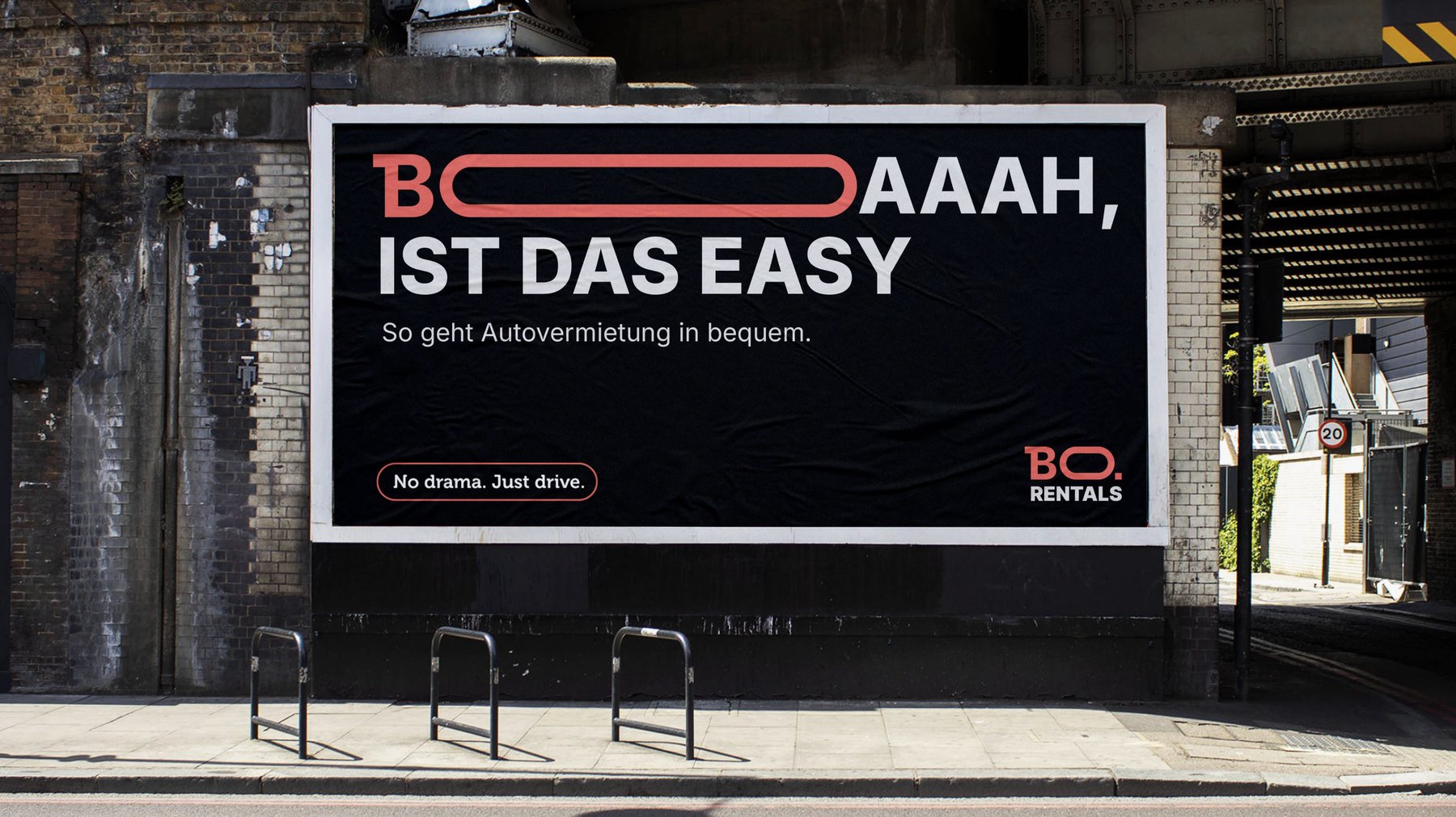 BOAH IST DAS EASY · 18/1 Billboard Mockup