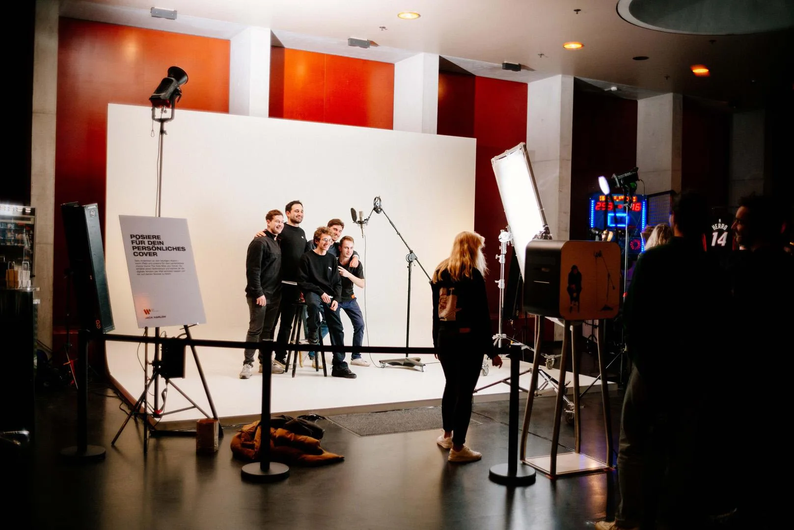 Jack Harlow Event Aktivierung, Behind the Scenes
