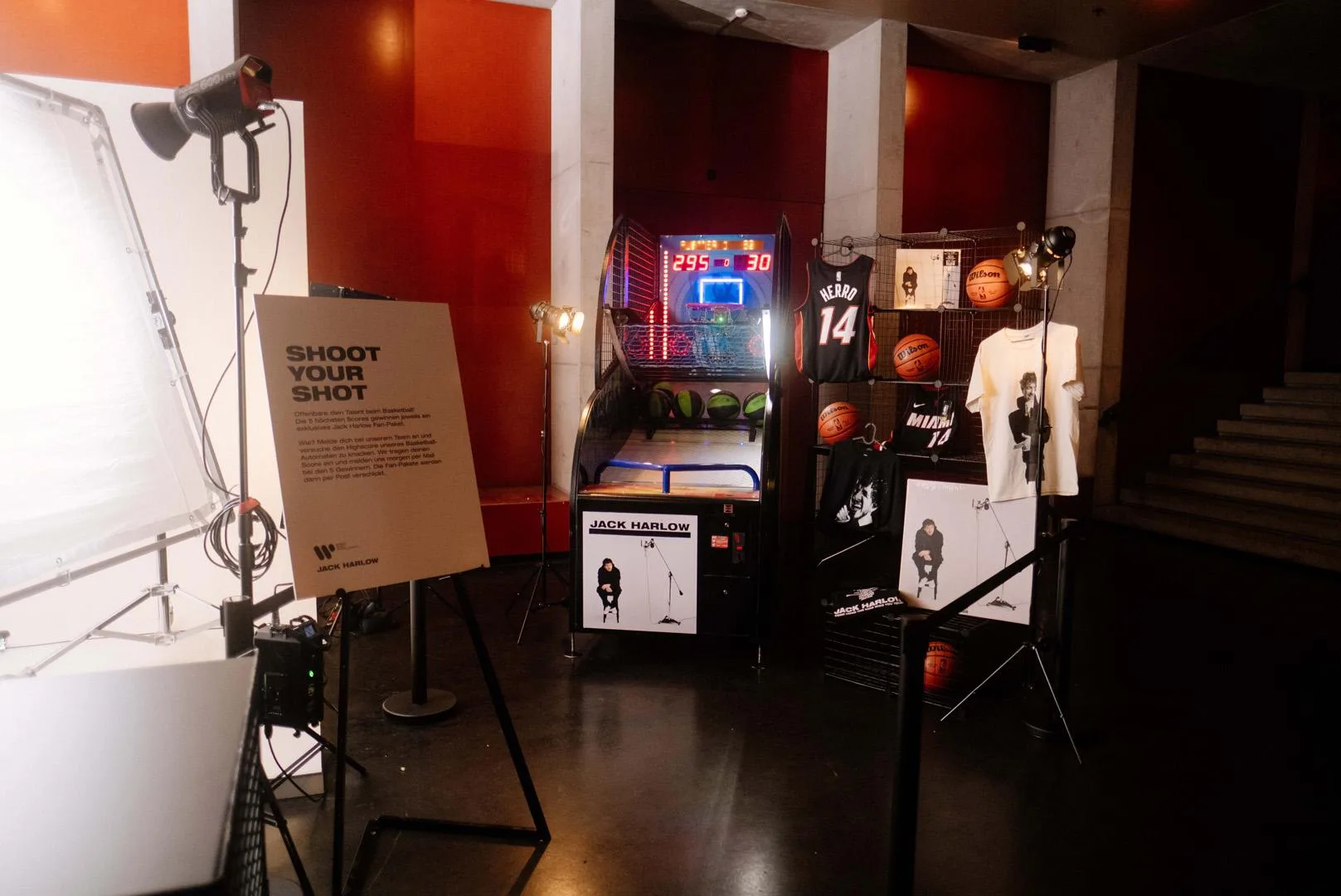Jack Harlow Event Aktivierung, Behind the Scenes