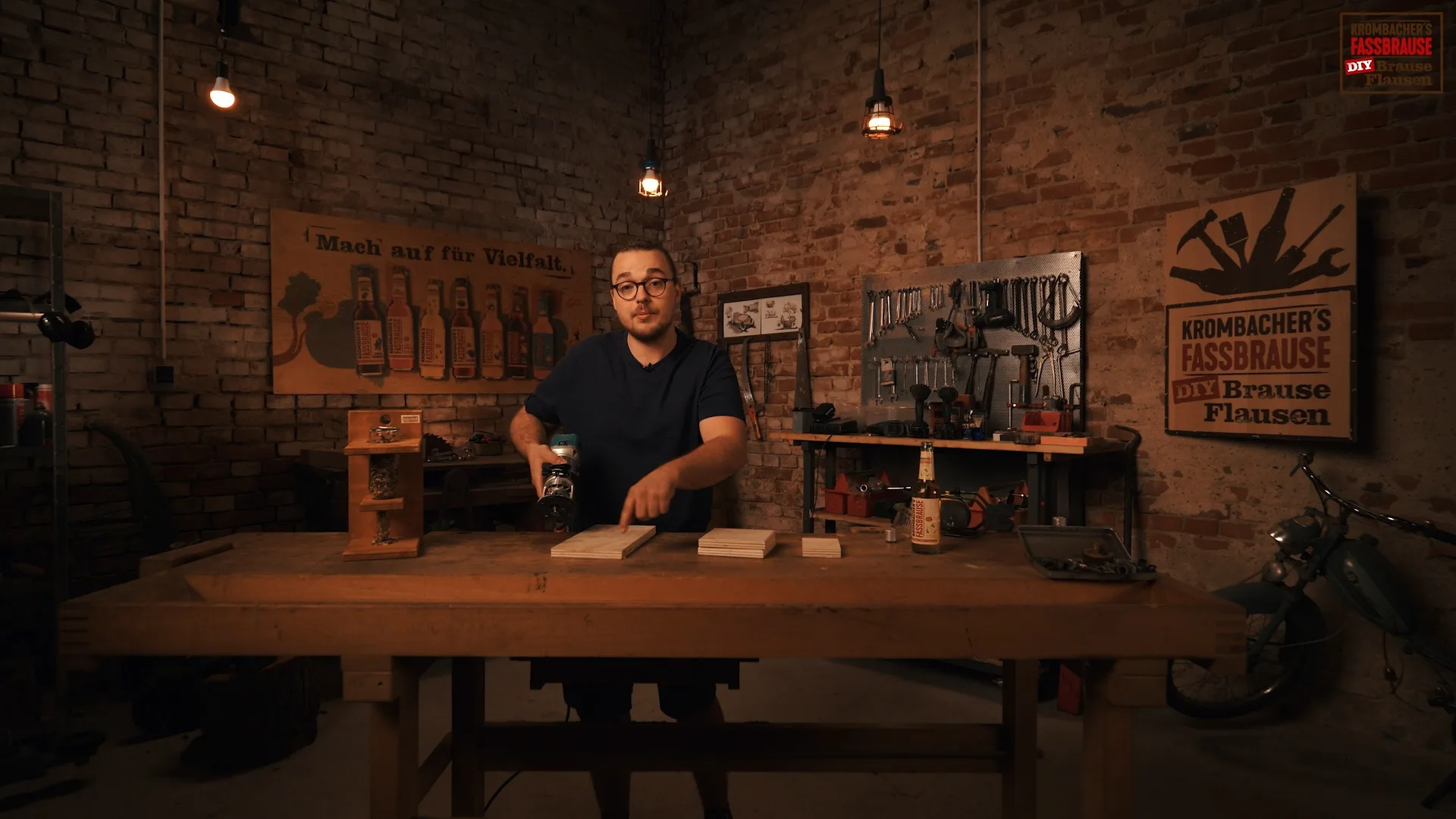 Krombacher Fassbrause Heimwerker Videos, Still