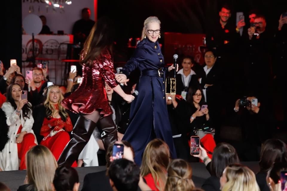 Ponen Anne Hathaway y Meryl Streep a México a la moda