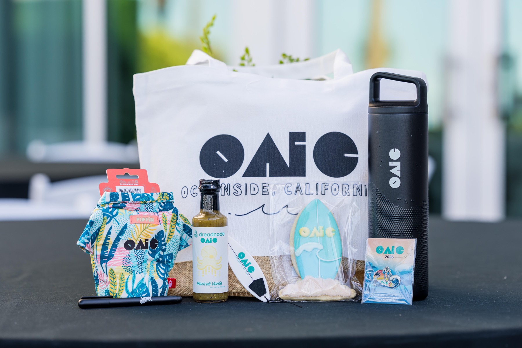 OAIC 2026 attendee tote and contents