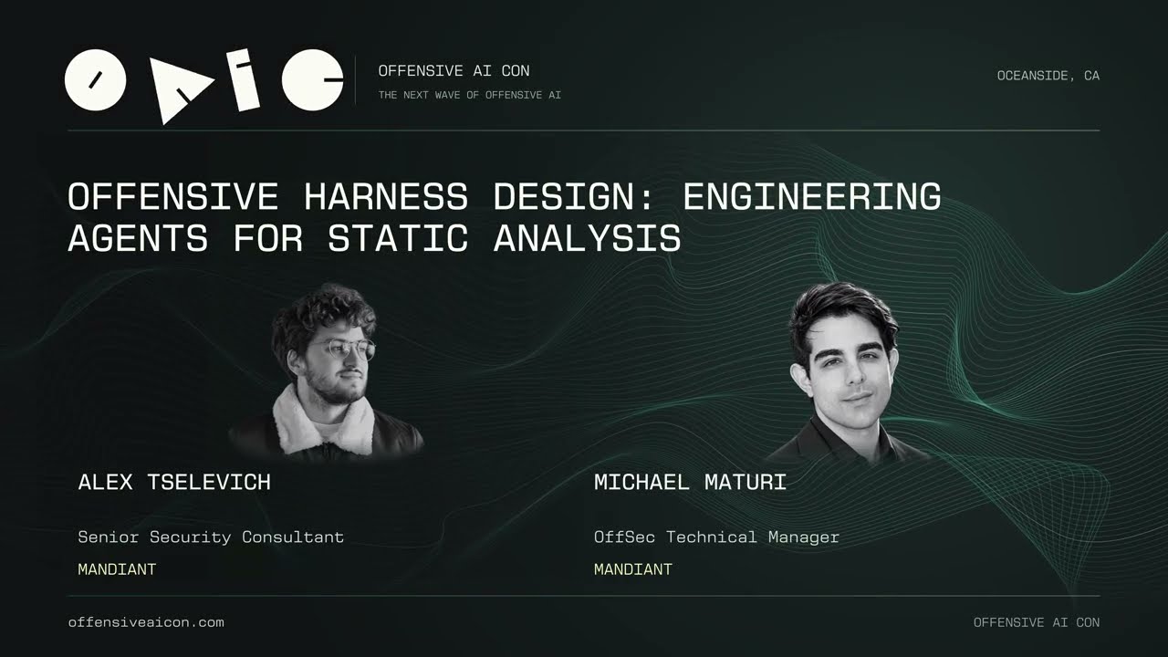 Alex Tselevich and Michael Maturi — Offensive Harness Design