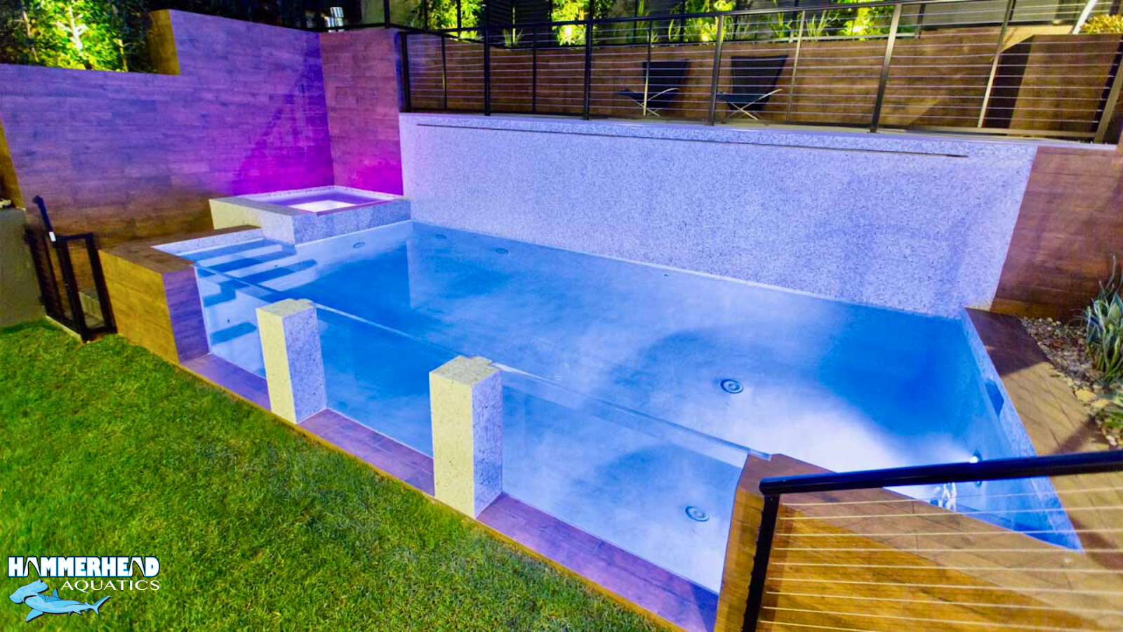 Backyard swimming pool for kids