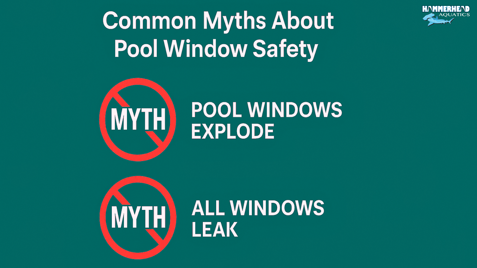 Common myths about pool window safety debunked
