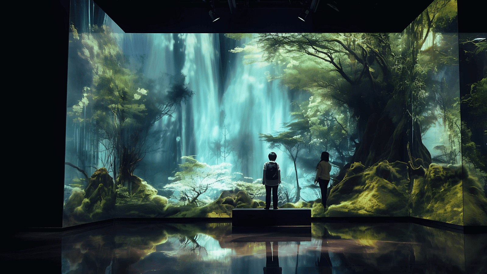 Future zoo glass trends with hybrid acrylic-glass and augmented reality displays.