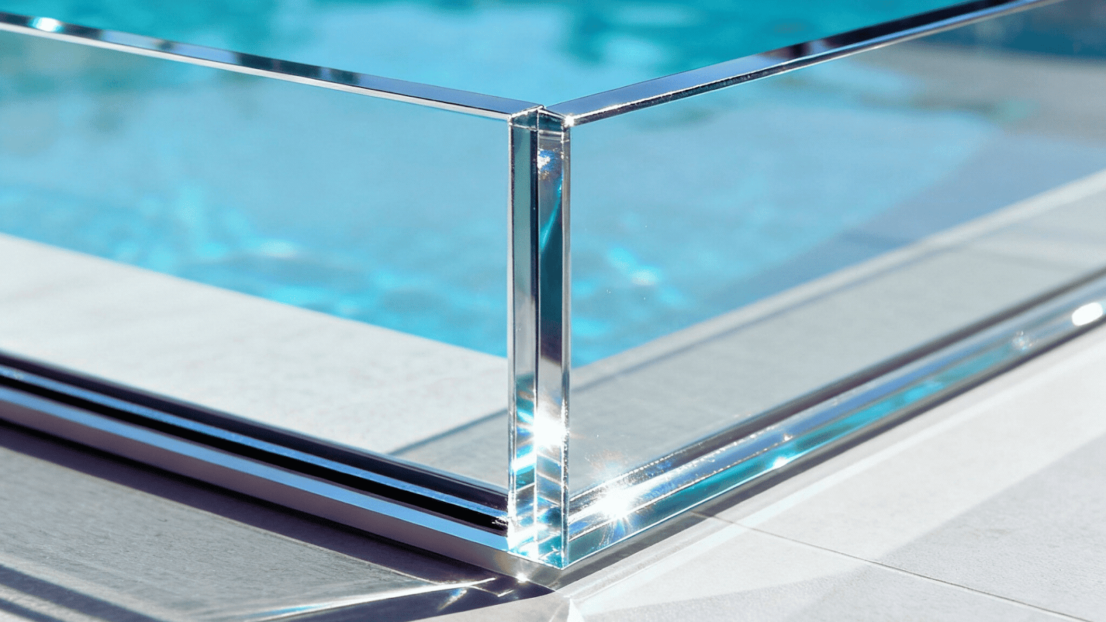 Acrylic underwater pool window panel designed for clarity and flexibility