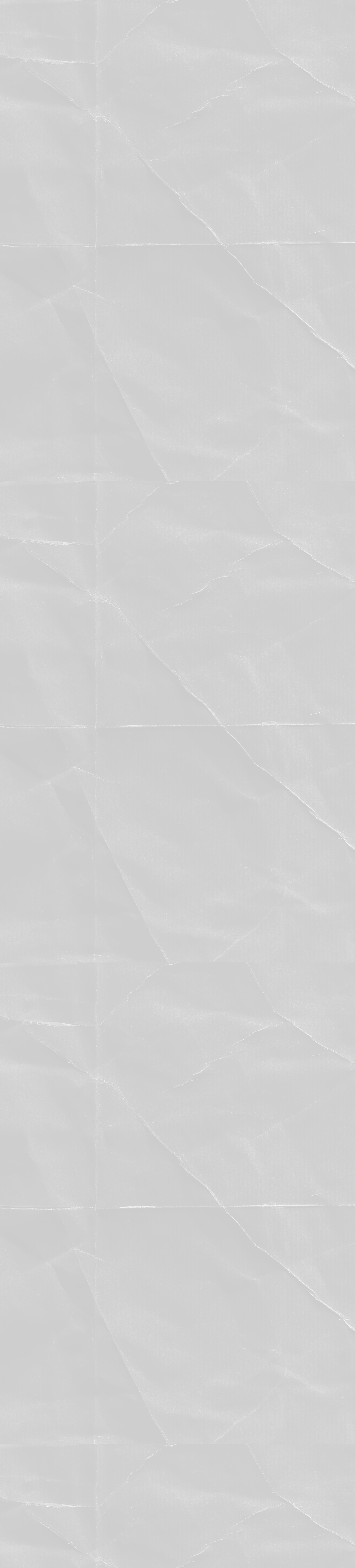 Textured black paper background with visible creases and folds.