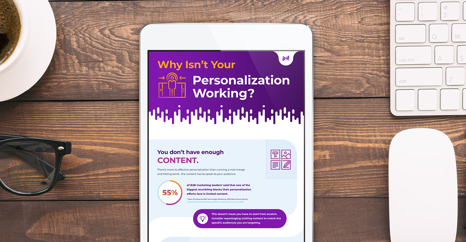3 reasons your personalization campaigns aren’t clicking.