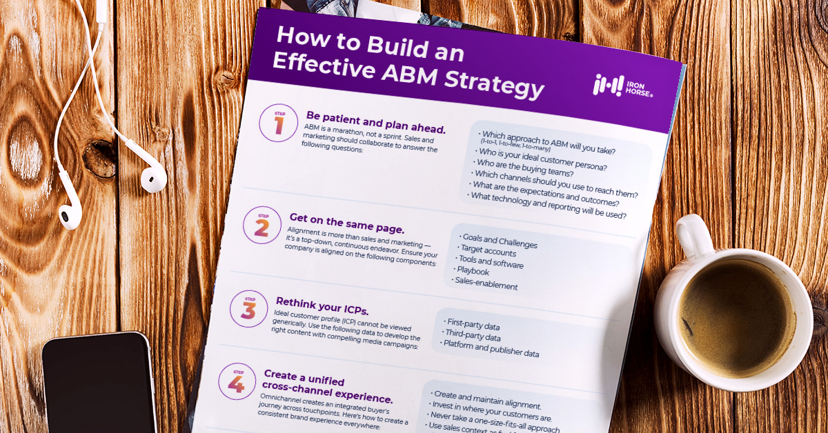 How to build an effective ABM strategy.
