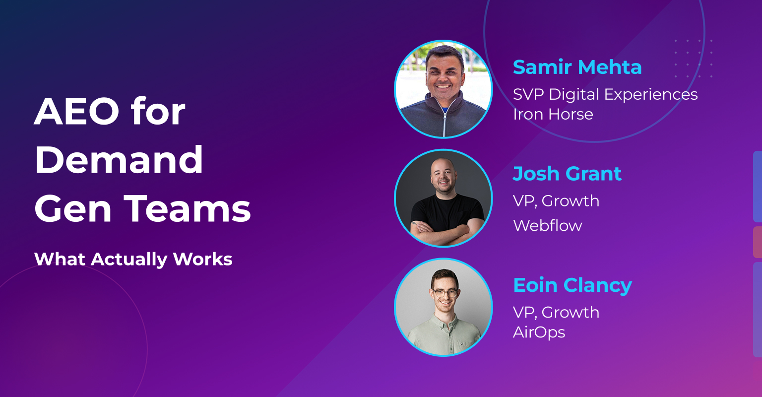 AEO for demand gen teams.