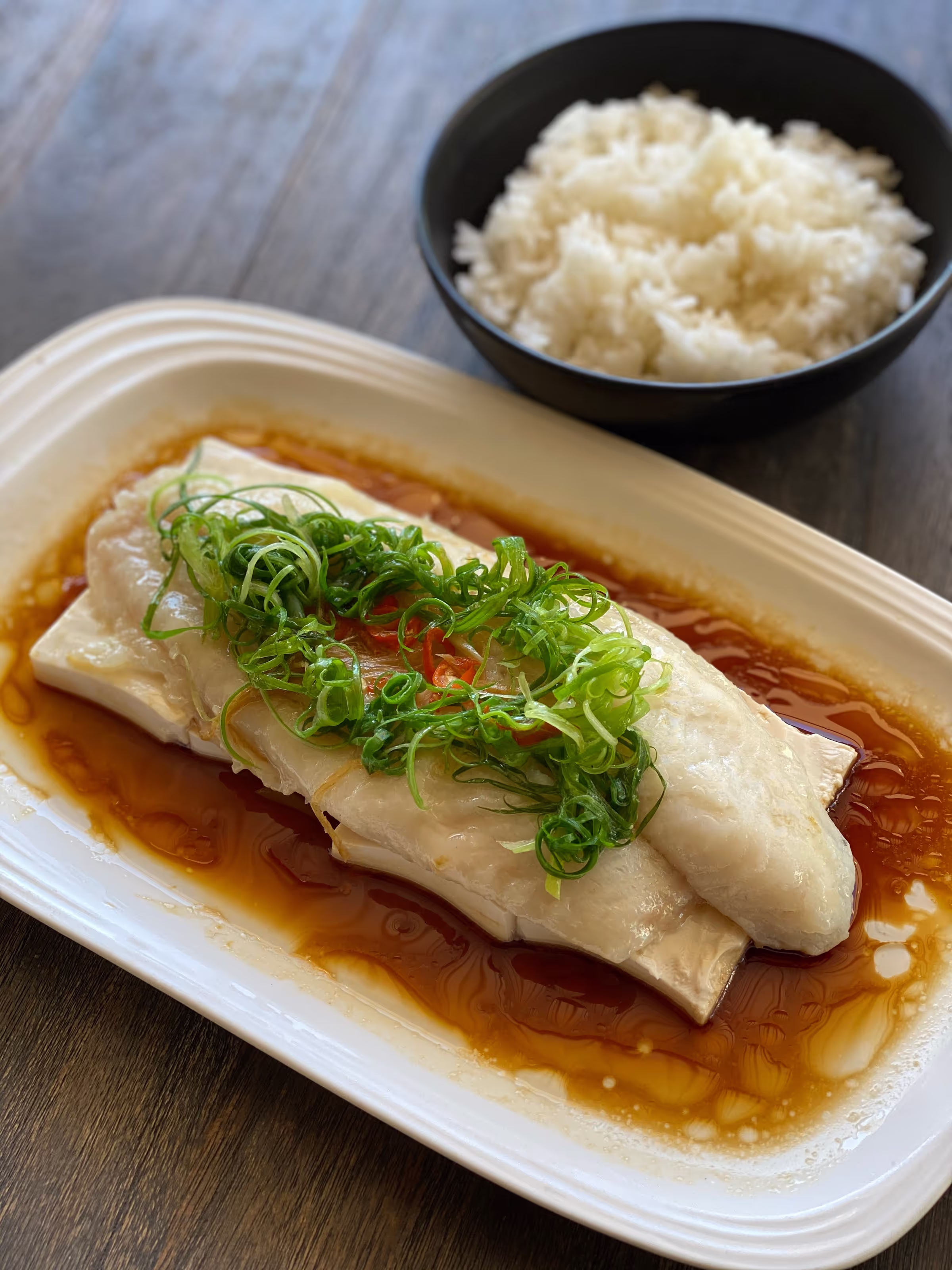 Steamed Fish with Tofu