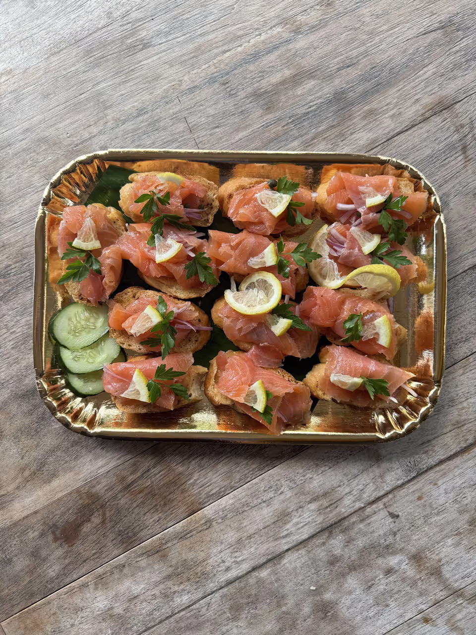 Smoked Salmon Crostini