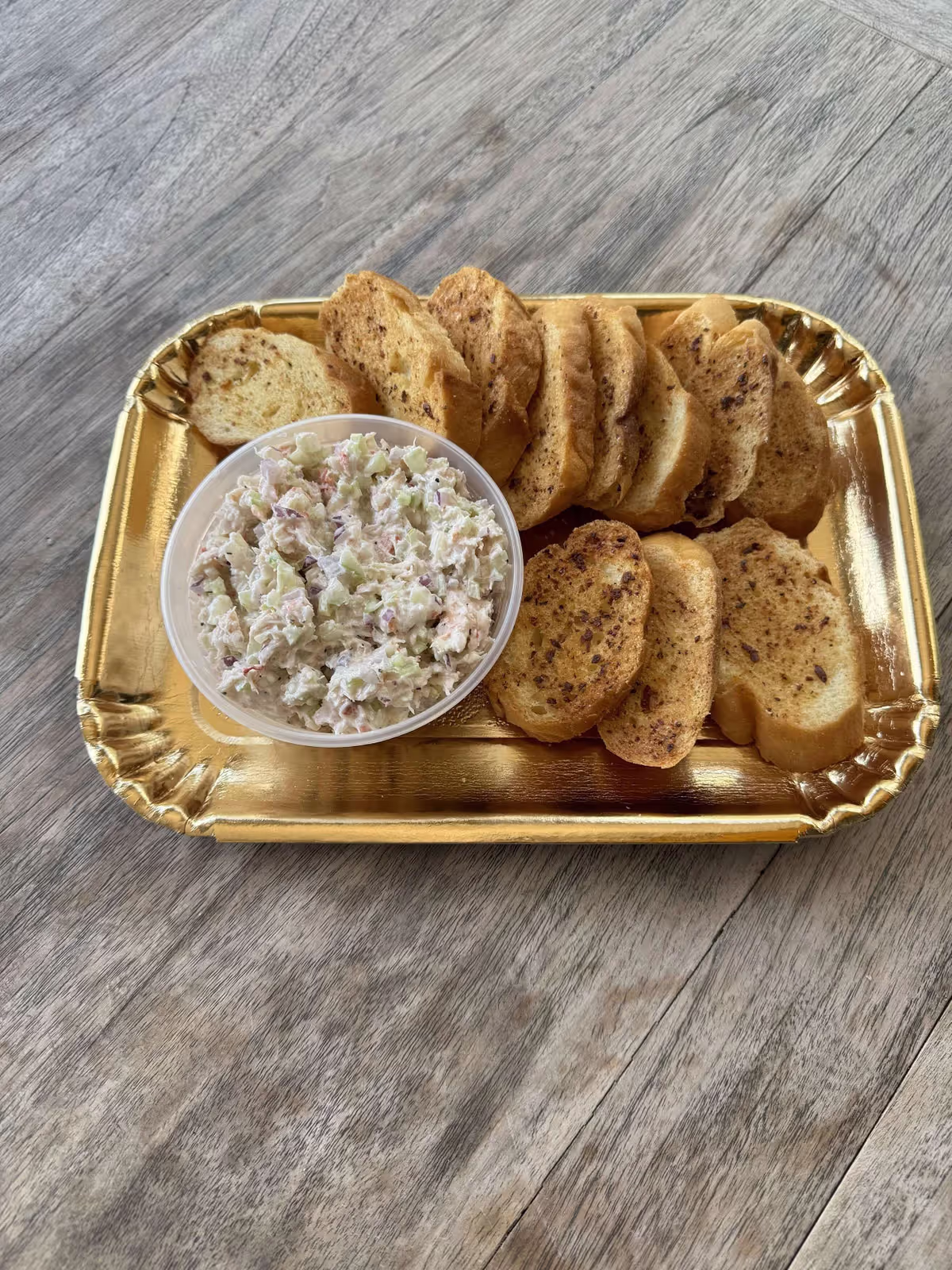 Crab Salad Crostini