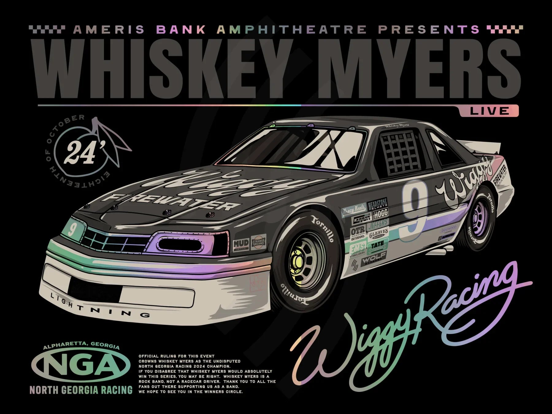 D39 | WHISKEY MYERS | GA | HOLO SHINE | 2DIAMOND