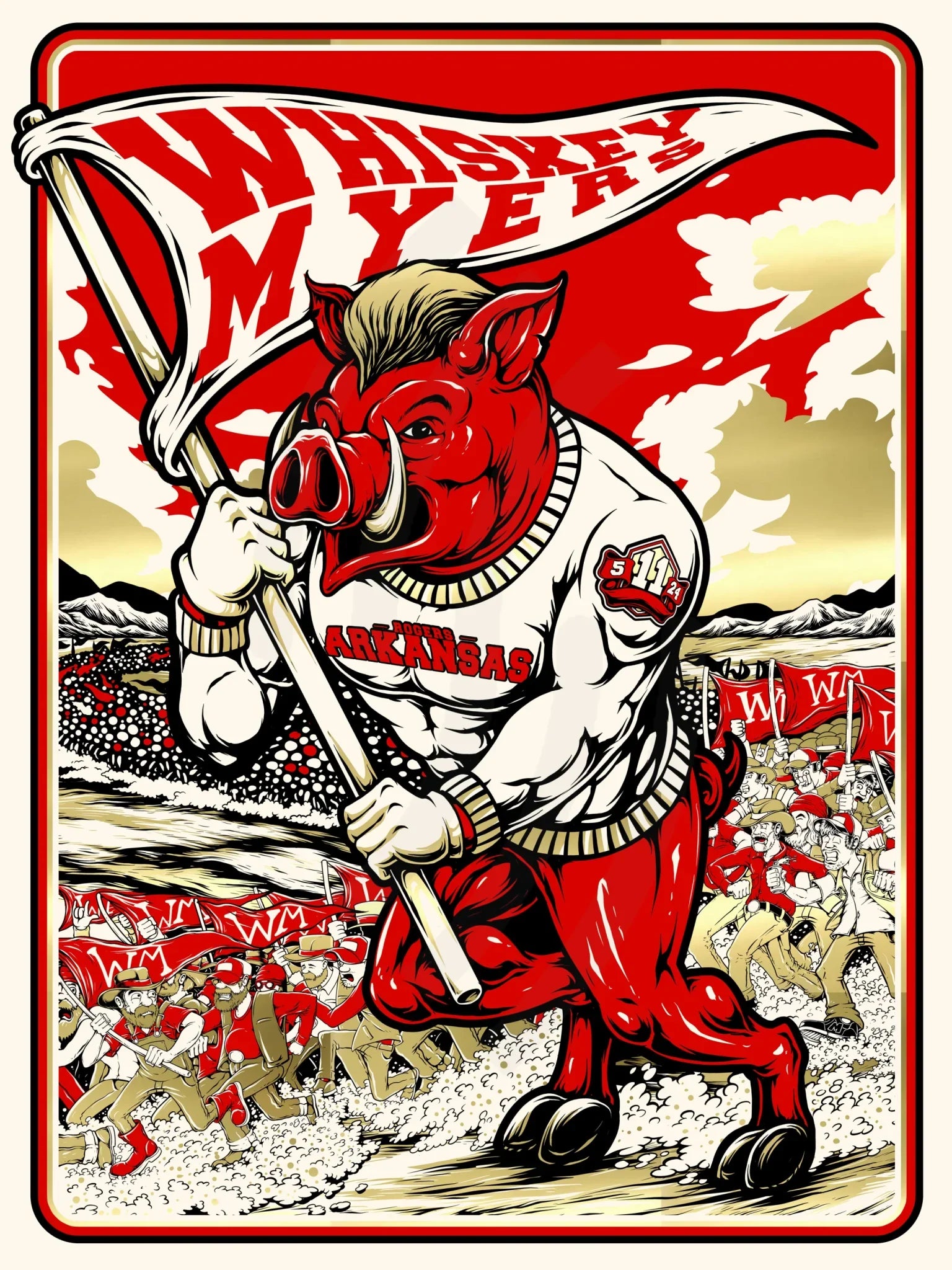 D22 | WHISKEY MYERS | ARKANSAS | 3DIAMOND | 24K GOLD