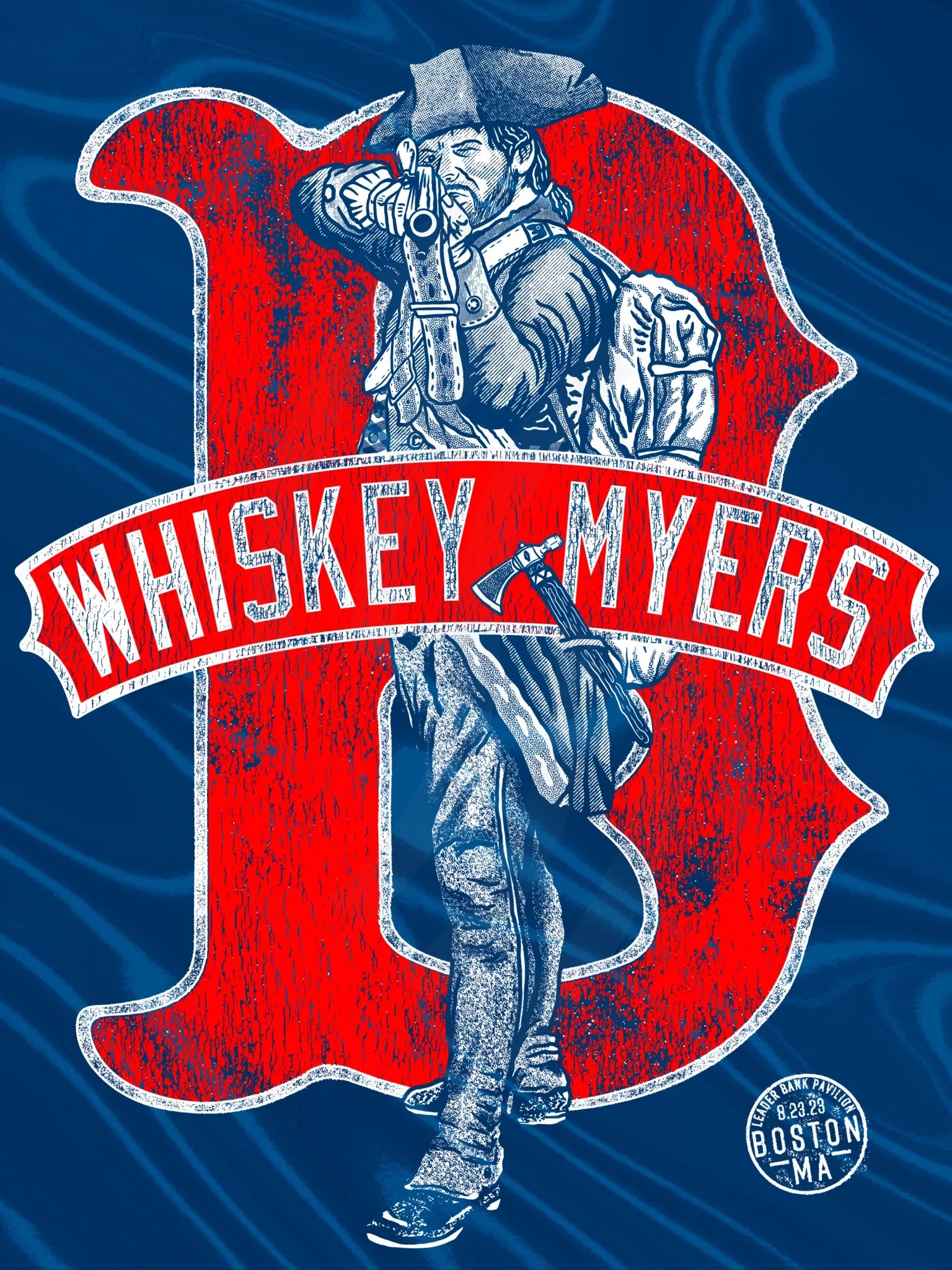 C25 | WHISKEY MYERS | BOSTON | 2DIAMOND | BLUE LAVA