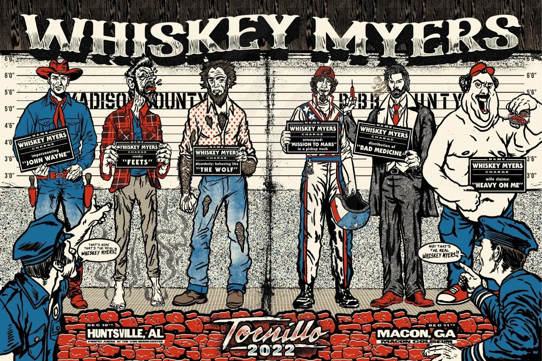 B20 | B21 | WHISKEY MYERS |1DIAMOND | HUGE UNCUT