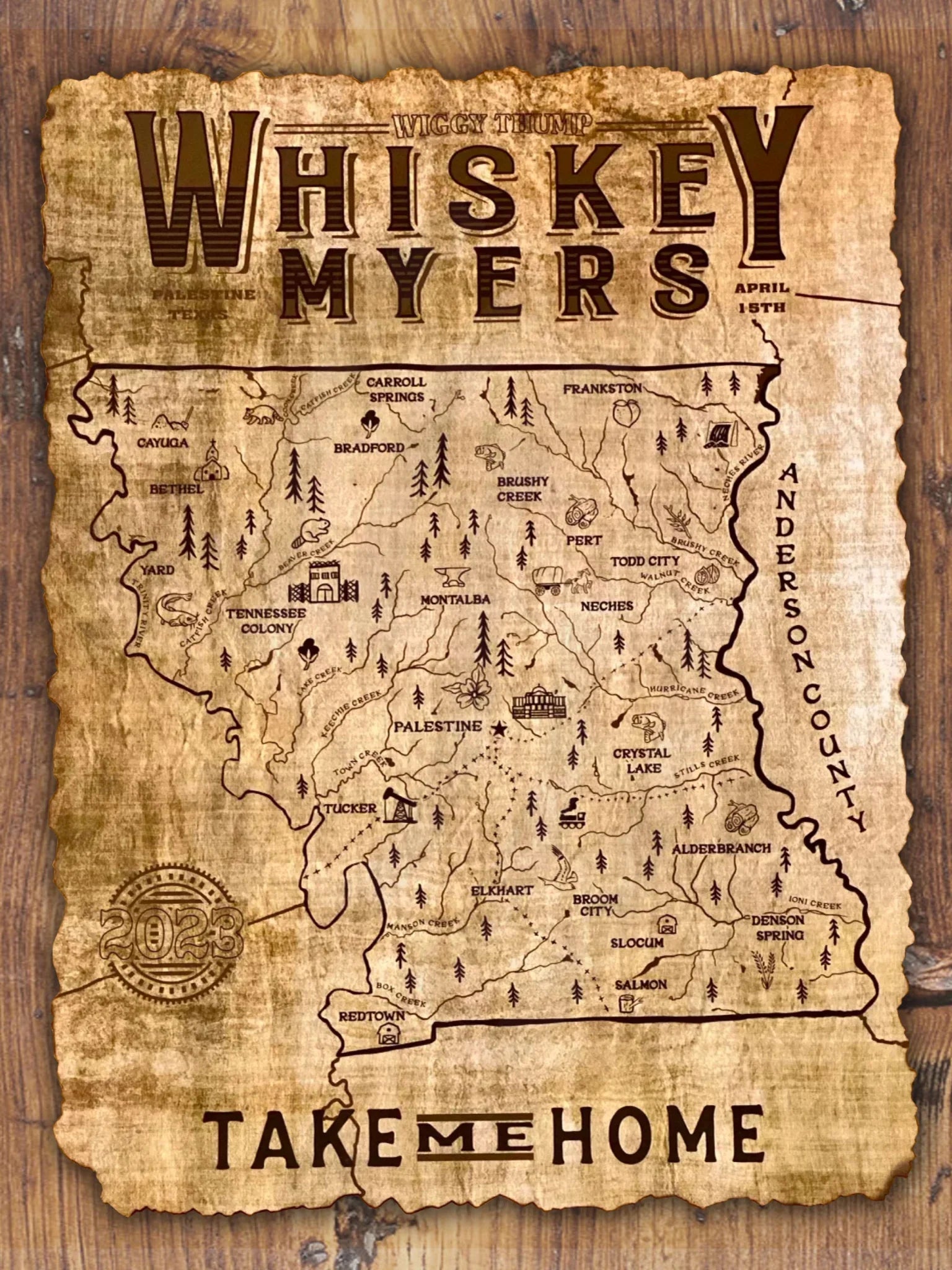 C9 | WHISKEY MYERS | 4DIAMOND | HAND TORCHED