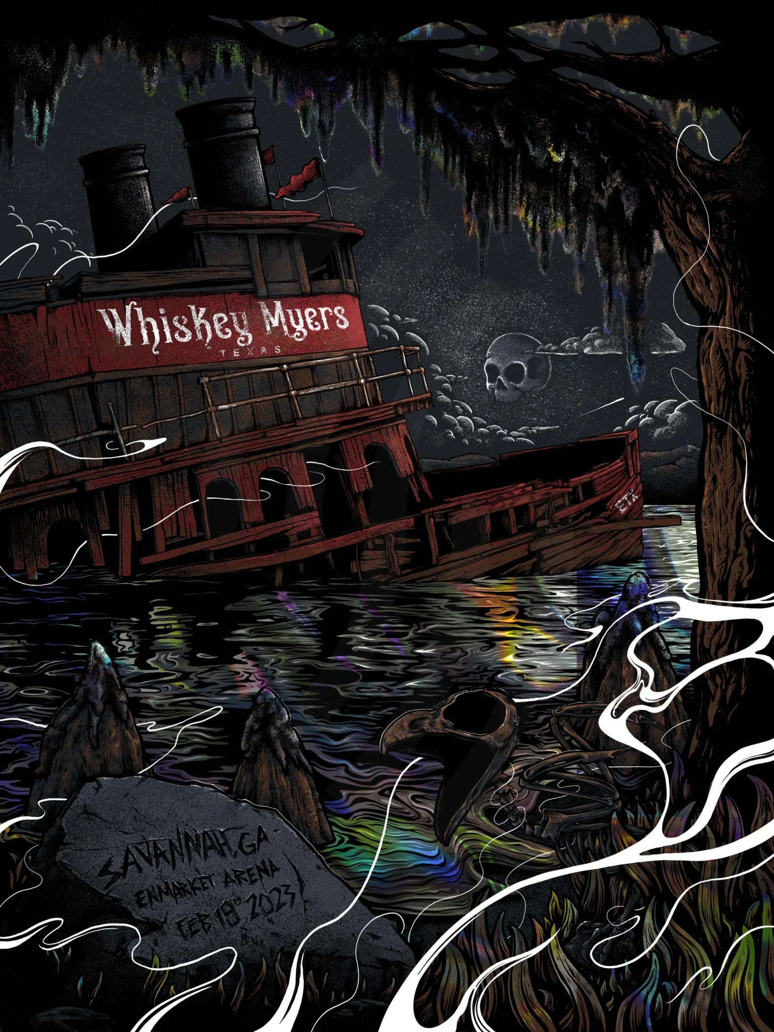 C4 | WHISKEY MYERS | SAVANNAH | 1DIAMOND | MOONSHINE RIVER