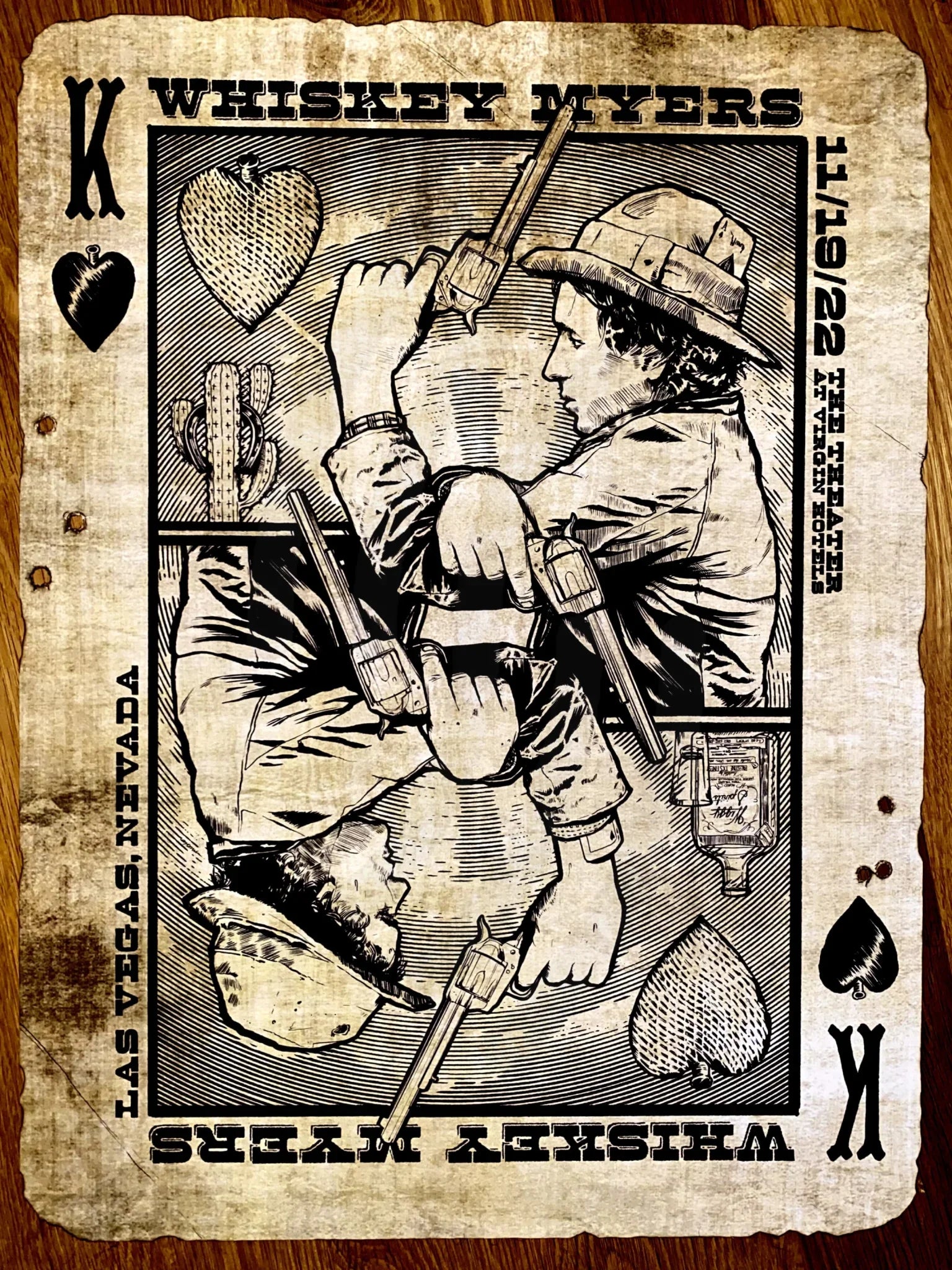B17 | WHISKEY MYERS | LAS VEGAS | 5DIAMOND | WHISKEY CARD DOUBLE SIDED