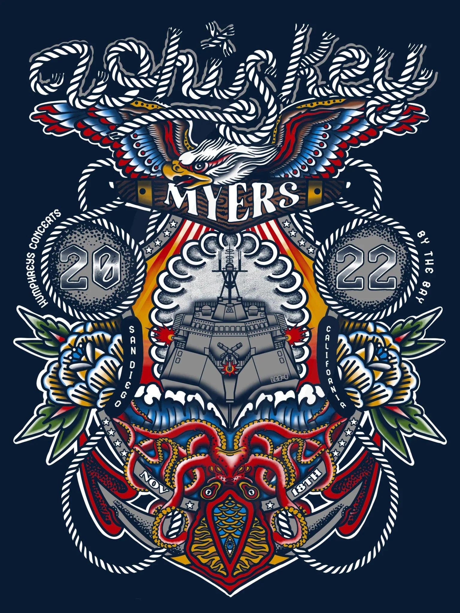 B16 | WHISKEY MYERS | NAVY | SAN DIEGO | SHOW