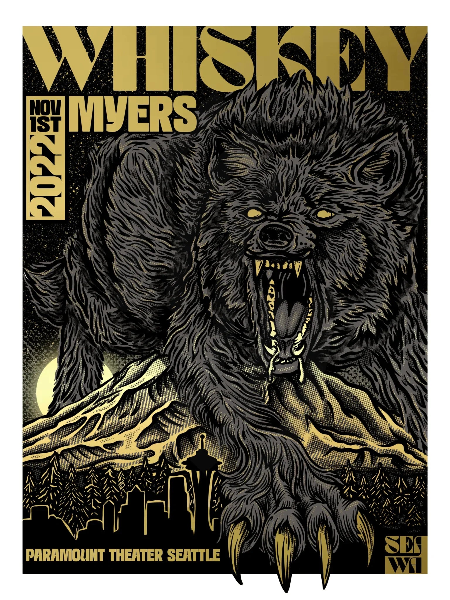 B15 | WHISKEY MYERS | WOLF | SEATTLE | 3DIAMOND