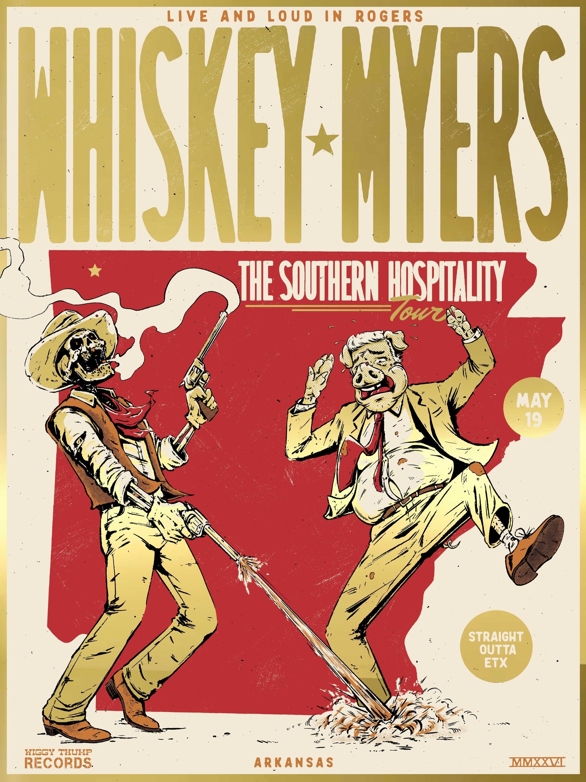 F11 | Whiskey Myers X Soundwaves Creative | Rogers AR | 24k Gold | 3DIAMOND
