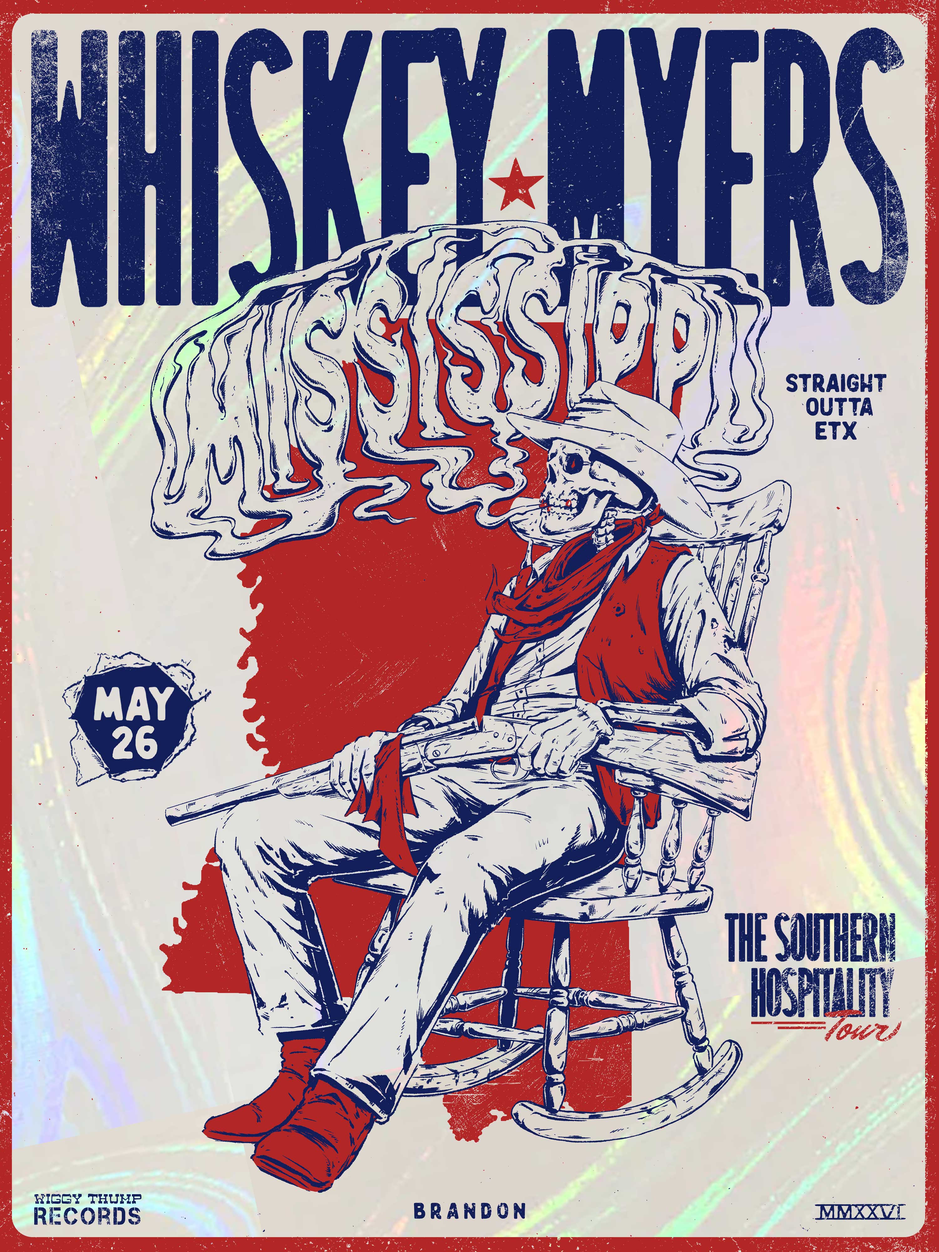F15 | Whiskey Myers X Soundwaves Creative | Brandon MS | Swirl | 3DIAMOND