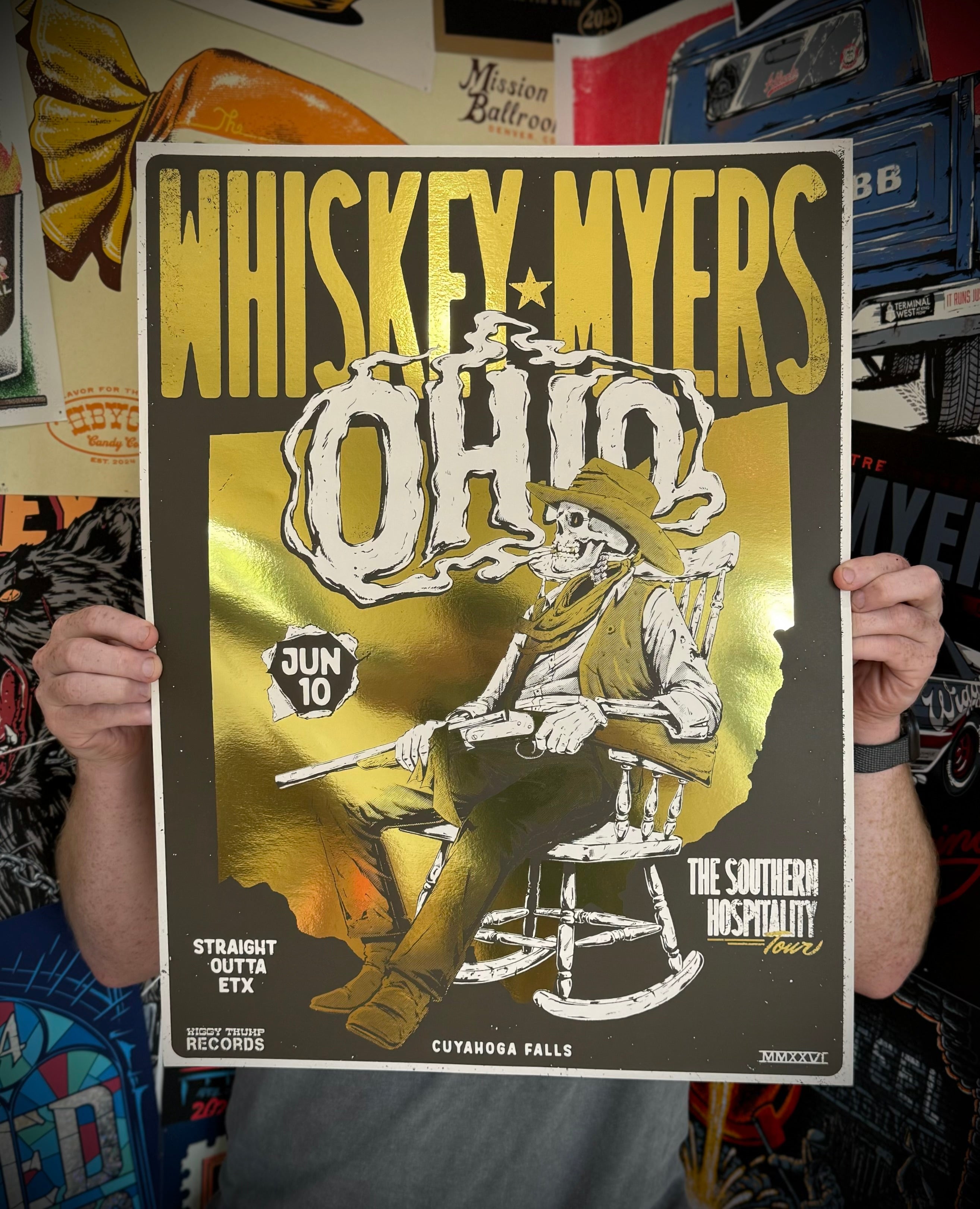 F24 | Whiskey Myers X Soundwaves Creative | Cuyahoga Falls OH | 24KGold | 3DIAMOND