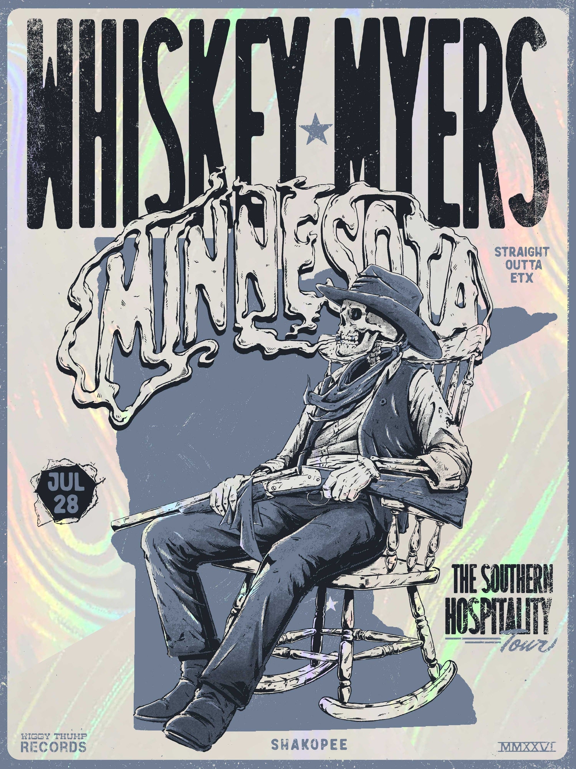 F38 | Whiskey Myers X Soundwaves Creative | Shakopee MN | Swirl | 3DIAMOND