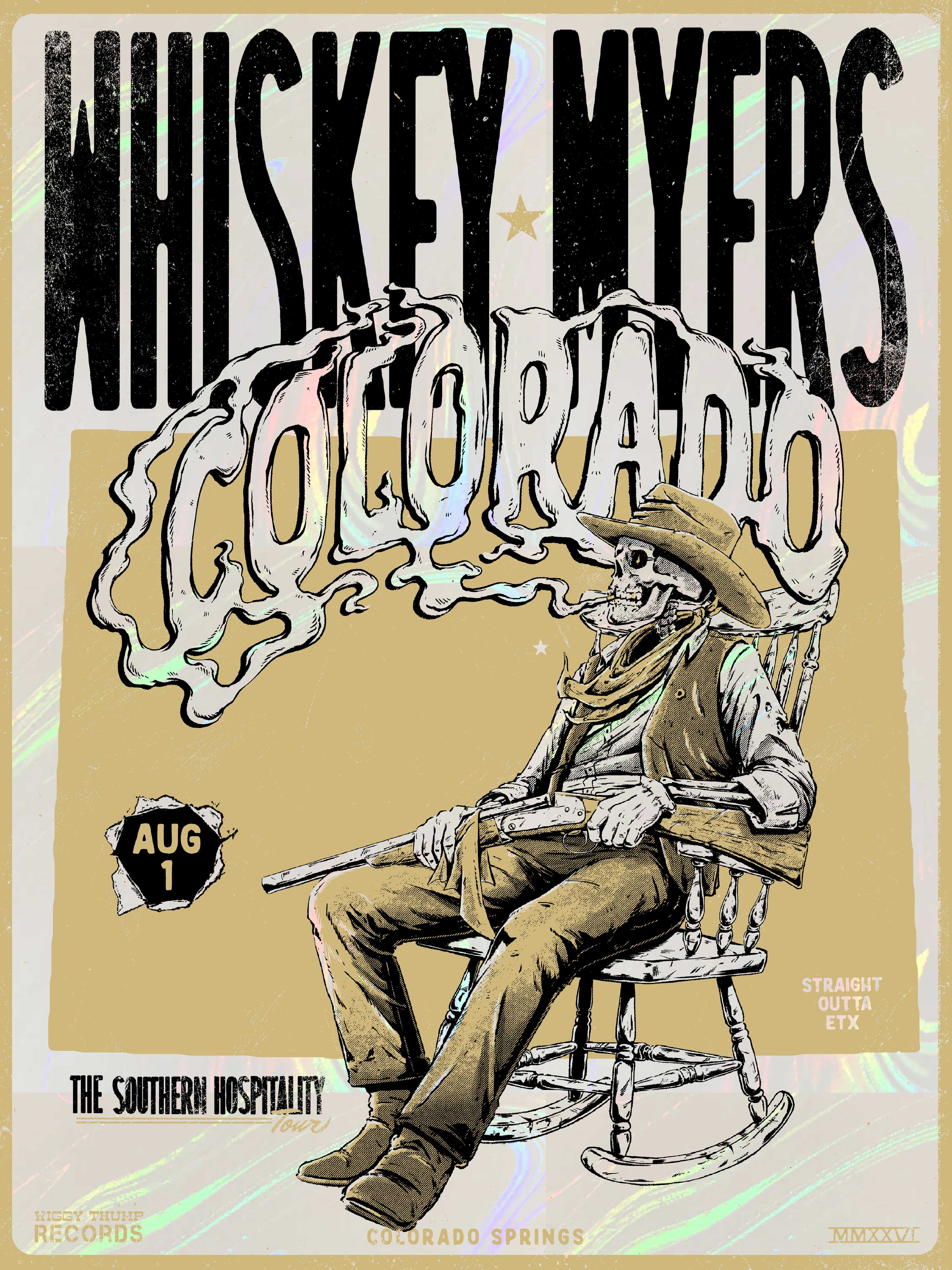F40 | Whiskey Myers X Soundwaves Creative | Colorado Springs | Swirl | 3DIAMOND
