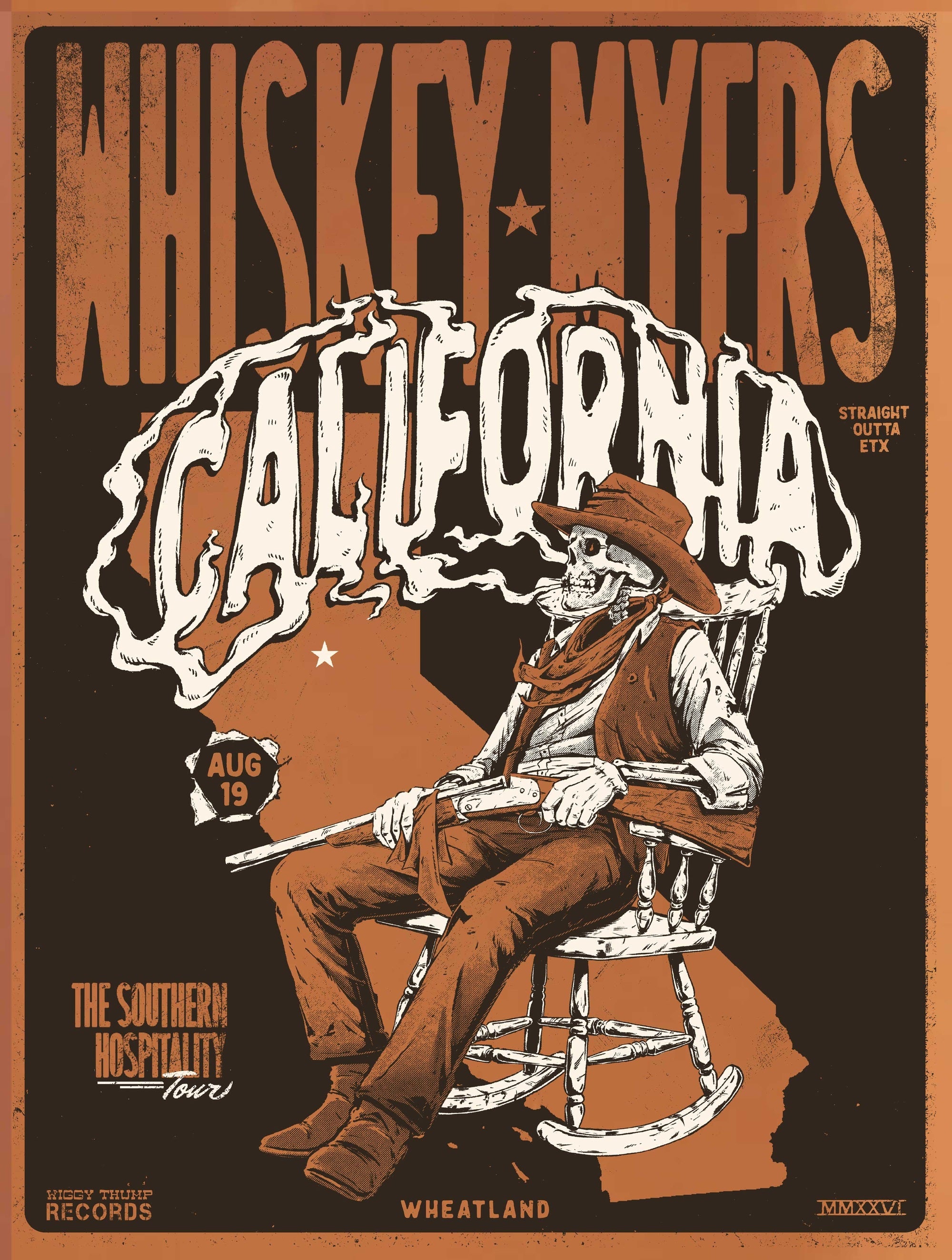 F53 | Whiskey Myers X Soundwaves Creative | Wheatland CA | Rose Gold | 3DIAMOND