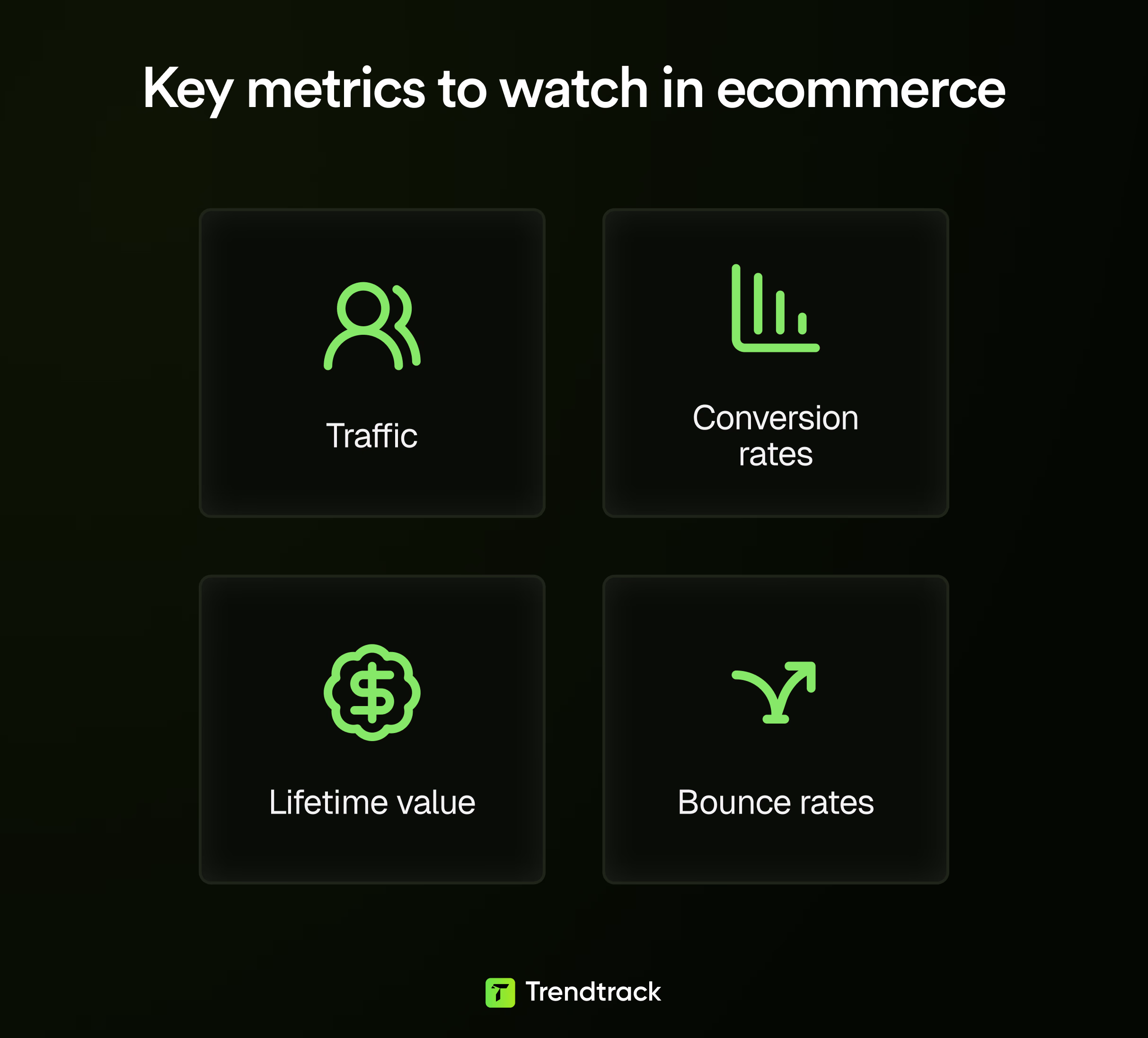 Store Analyzing Key Metrics Infographic