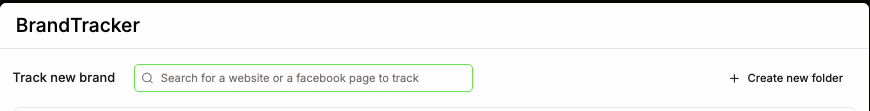 Brandtracker Track New Brand