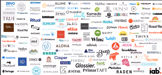 brand logos collage white background