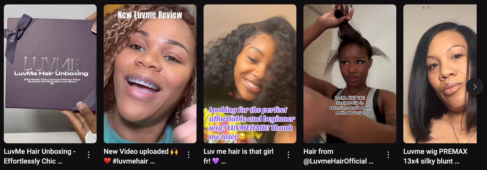 luvme hair videos