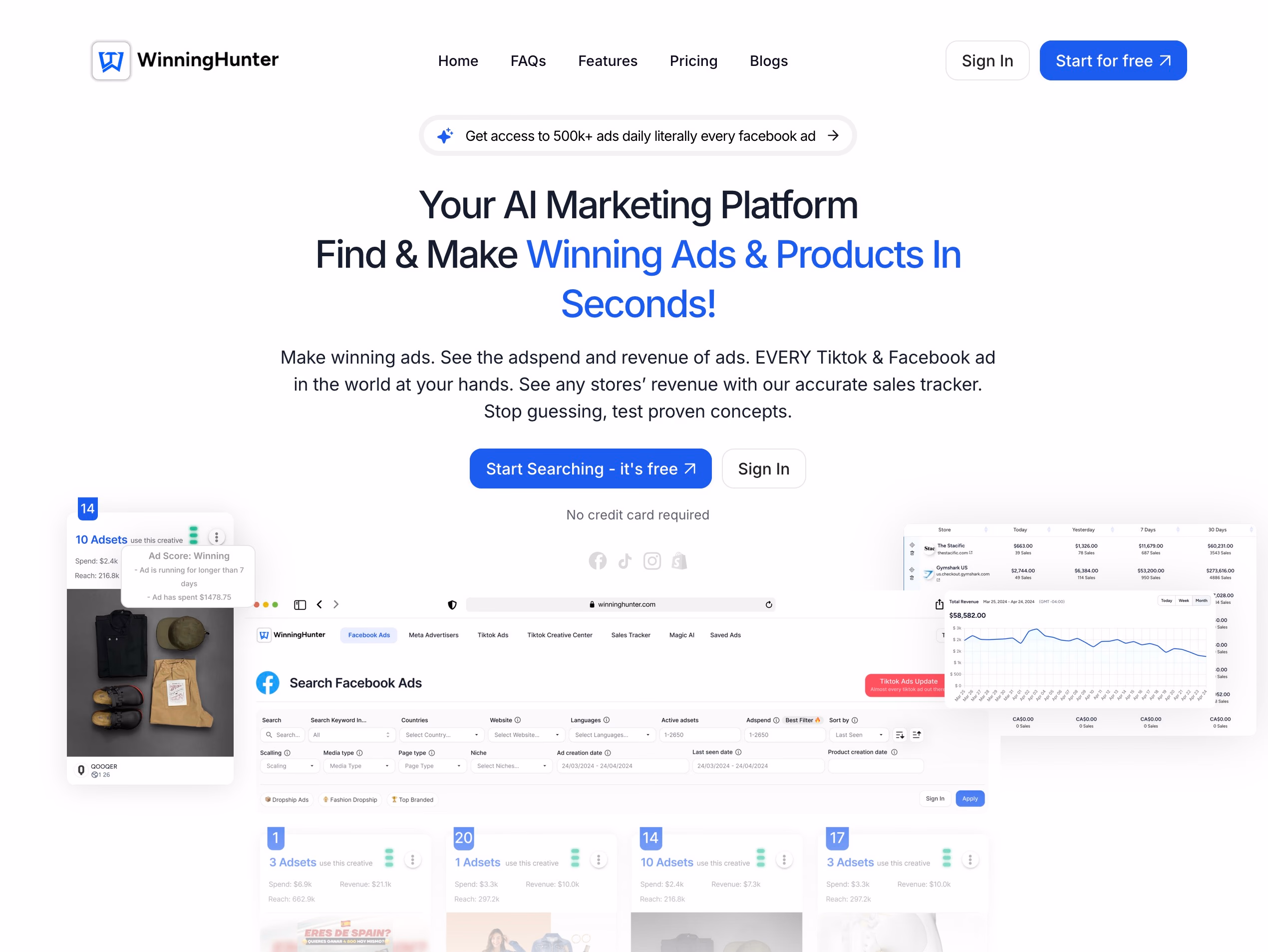 winninghunter ai marketing platform