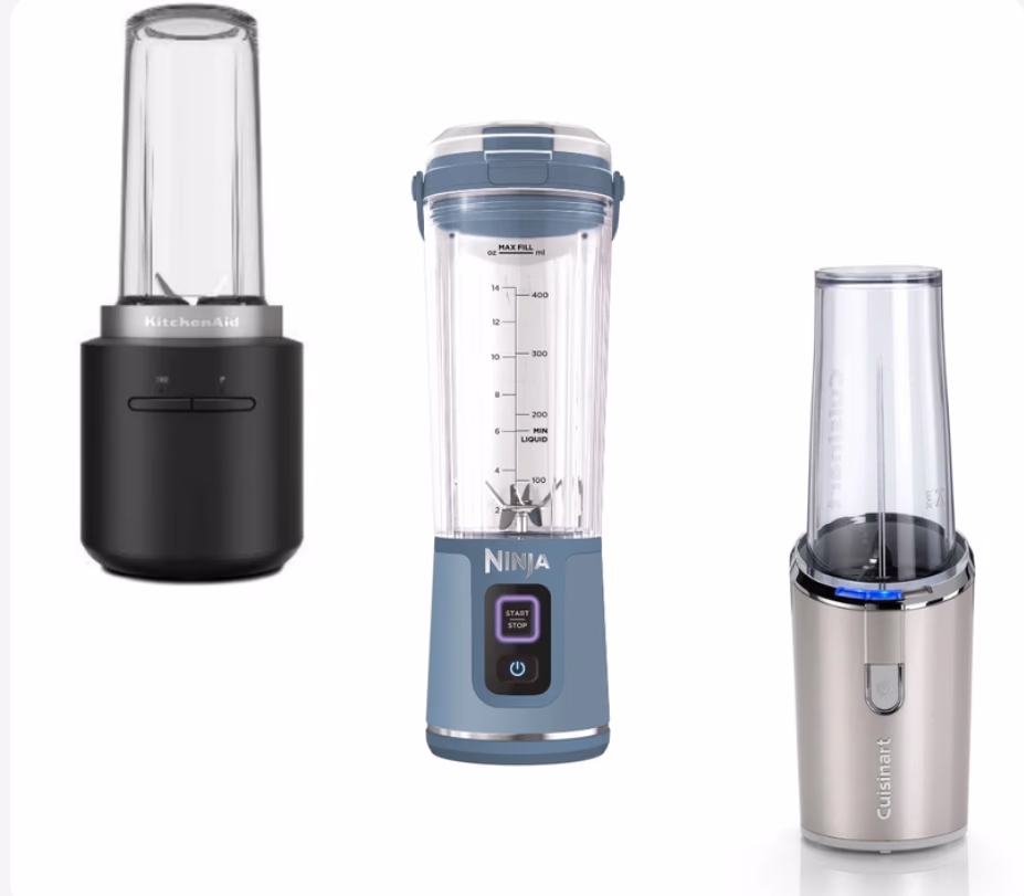 Three Personal Blenders