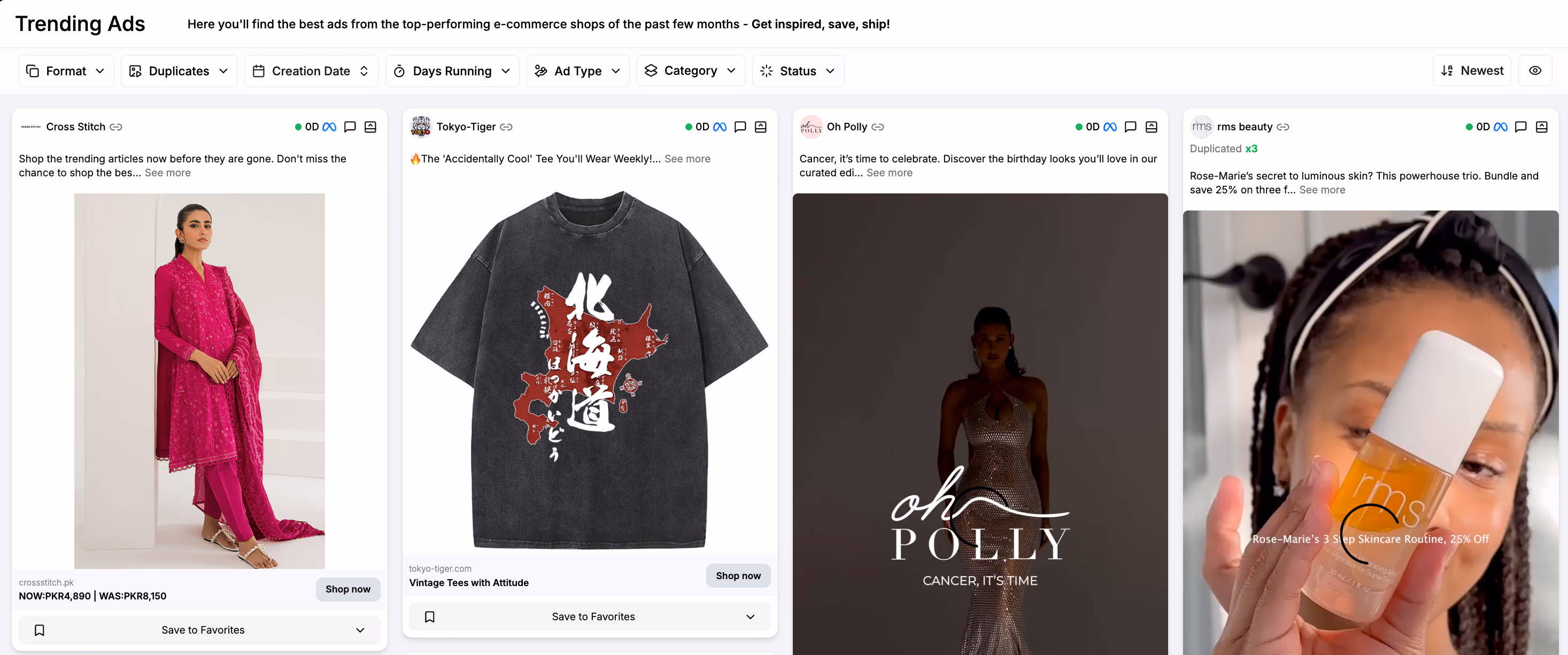 Trending Ads E Commerce Shops