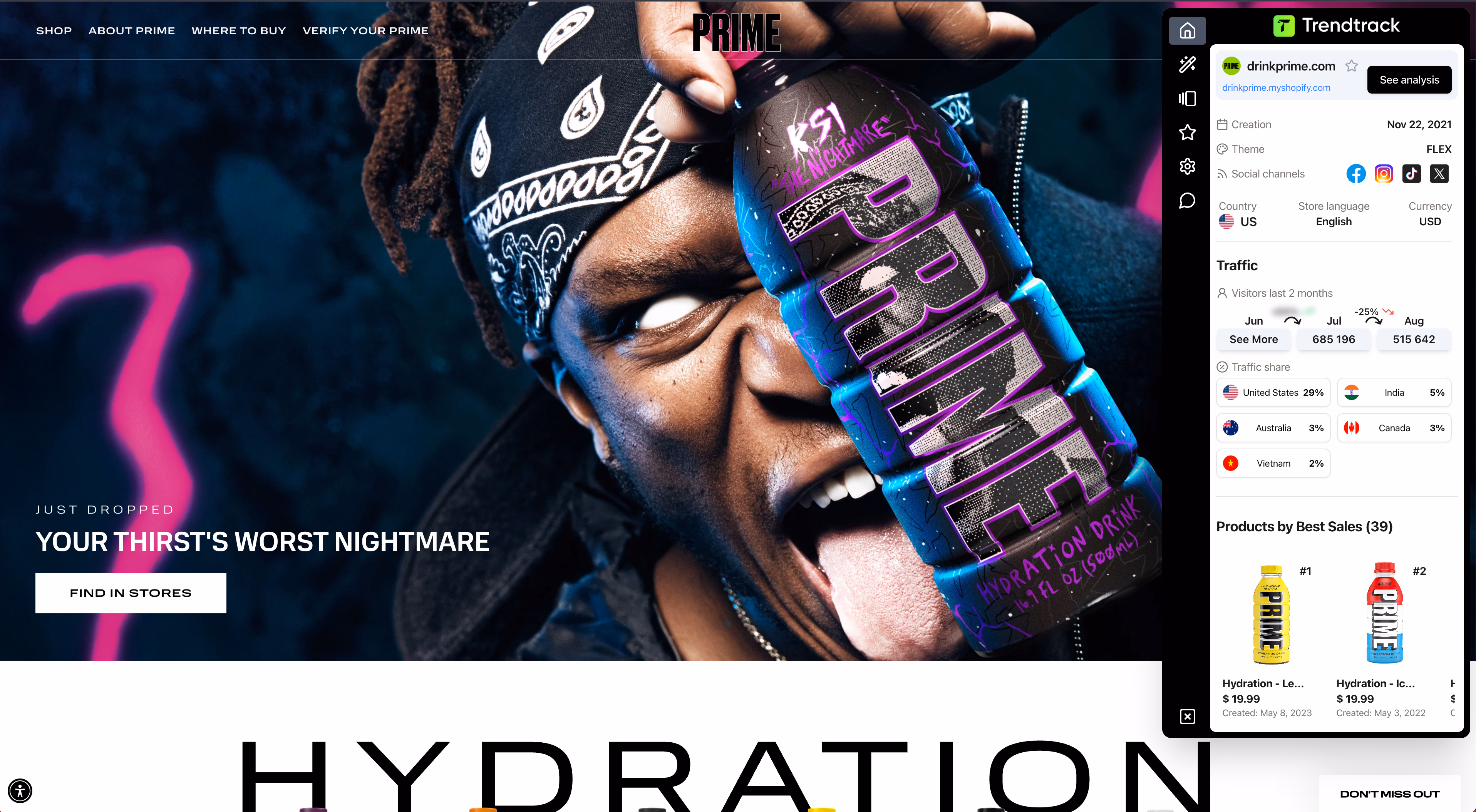 Ksi Prime Hydration Drink