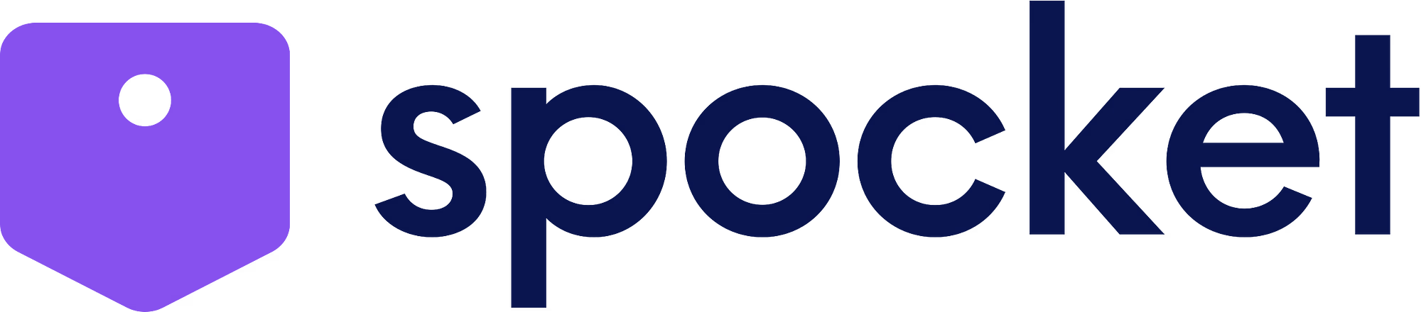 Spocket Logo Purple Dark Blue