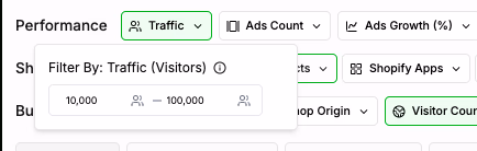 Traffic Filter Options