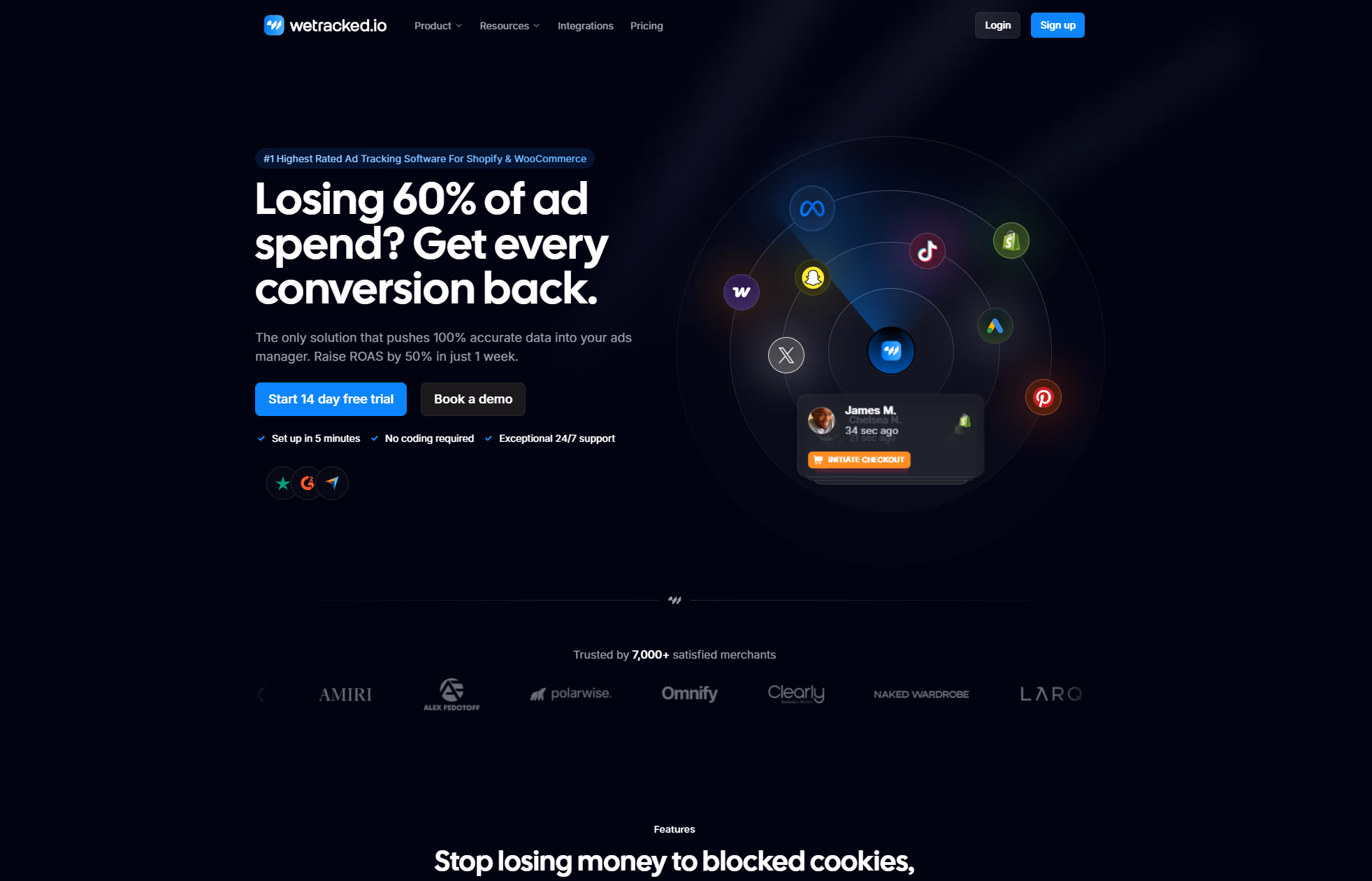 Wetrackd Website