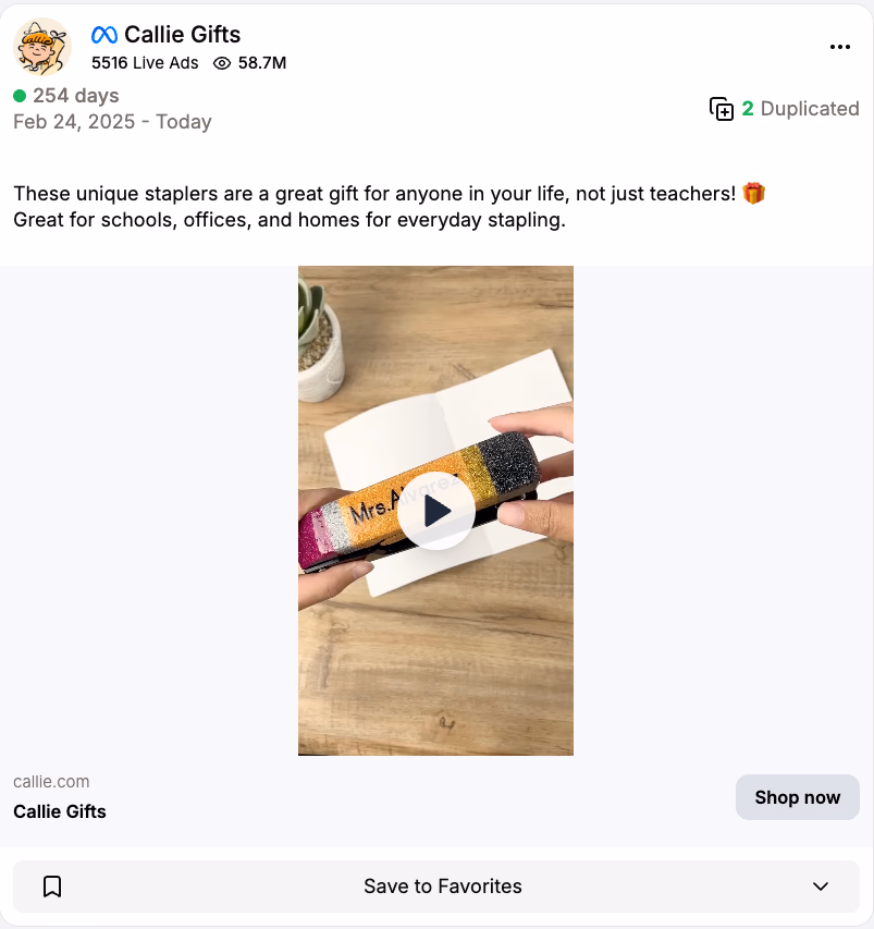 Pencil Stapler Video Ad