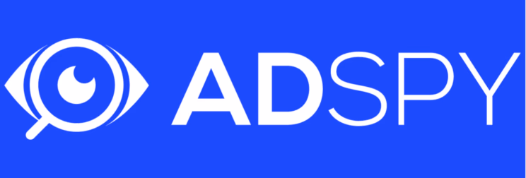Adspy Logo Blue White
